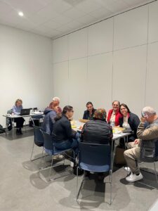 Group at table